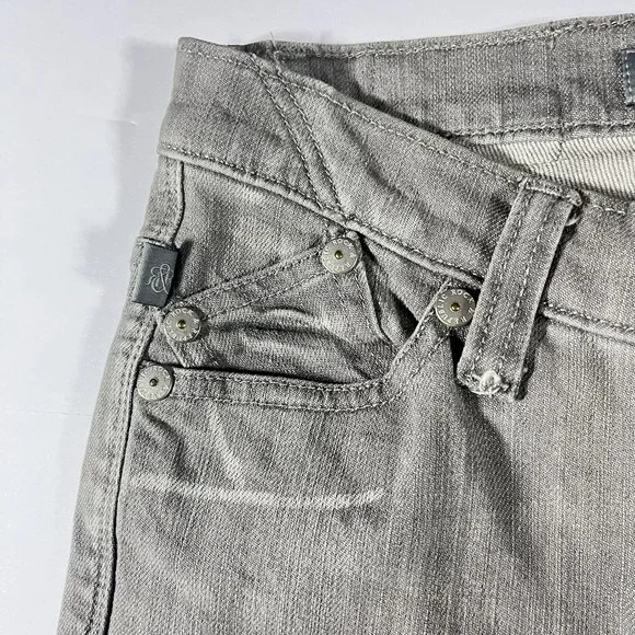 Rock & Republic Womens Hamburg Jeans Gray Denim Size 0 - Picture 3 of 15